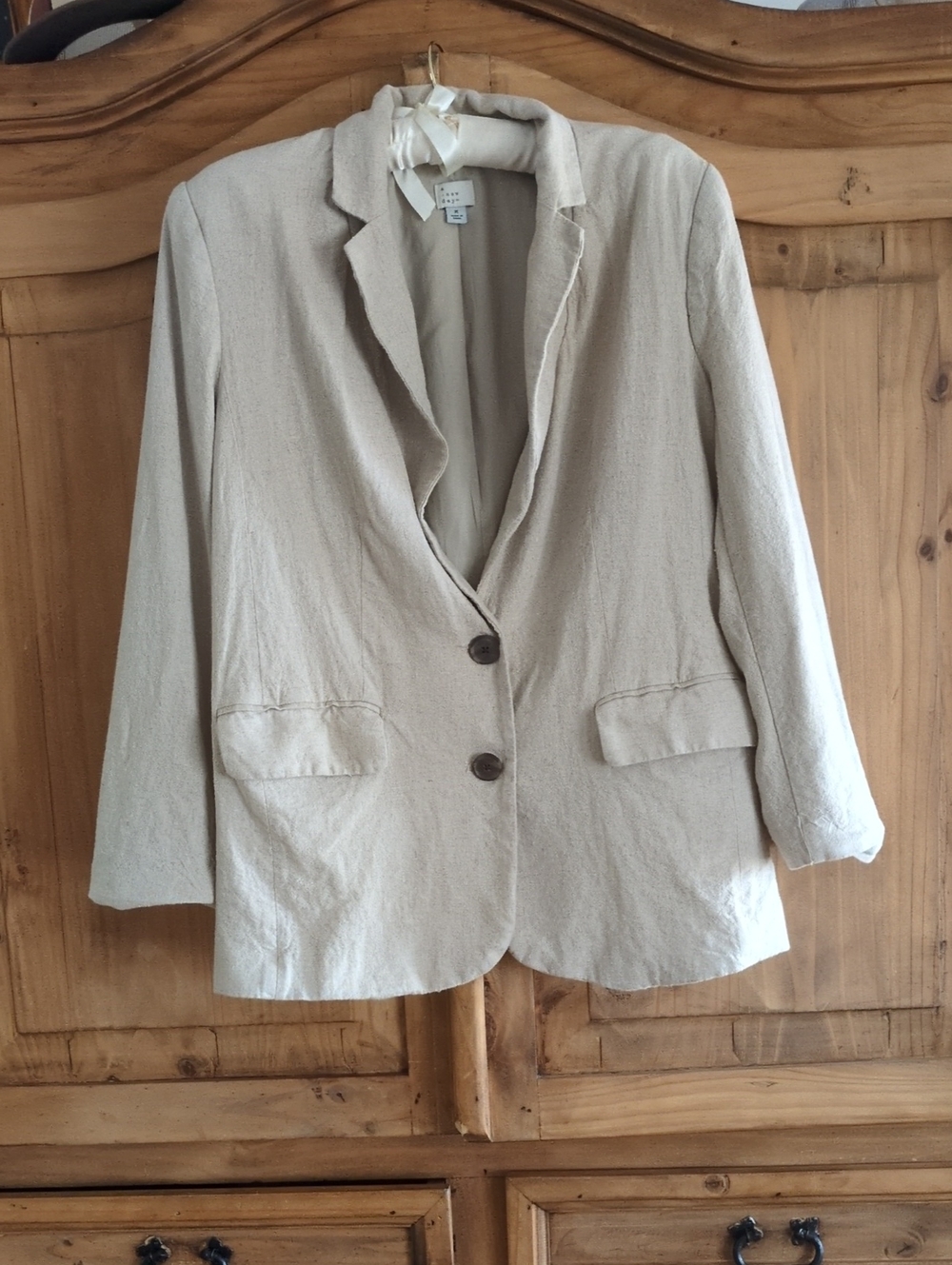 a new day Light Beige Women's Blazer Jacket